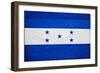 Honduras Flag Design with Wood Patterning - Flags of the World Series-Philippe Hugonnard-Framed Art Print