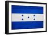 Honduras Flag Design with Wood Patterning - Flags of the World Series-Philippe Hugonnard-Framed Art Print