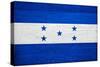 Honduras Flag Design with Wood Patterning - Flags of the World Series-Philippe Hugonnard-Stretched Canvas