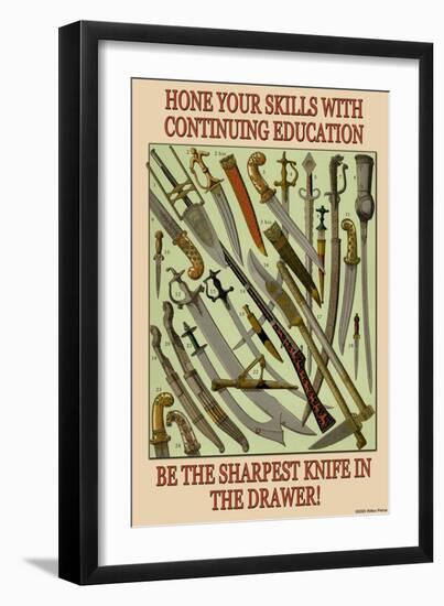 Hone Your Skills-null-Framed Art Print