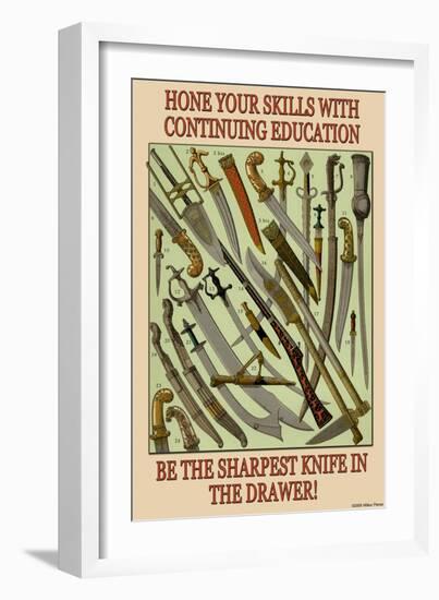 Hone Your Skills-null-Framed Art Print