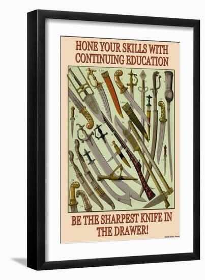 Hone Your Skills-null-Framed Art Print