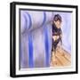 Honest, the Cat Did It!-Barbara Keith-Framed Giclee Print