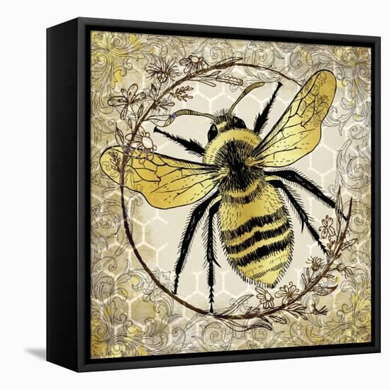 Honey Bee 02-LightBoxJournal-Framed Stretched Canvas