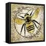 Honey Bee 02-LightBoxJournal-Framed Stretched Canvas