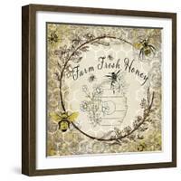 Honey Bee Hive 06-LightBoxJournal-Framed Giclee Print