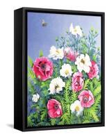 Honey Bee, Honey Bee-Pat Scott-Framed Stretched Canvas