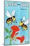 Honey Bee's Delight - Jack and Jill, August 1954-Wilmer Wickham-Mounted Giclee Print