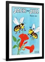 Honey Bee's Delight - Jack and Jill, August 1954-Wilmer Wickham-Framed Giclee Print