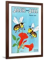 Honey Bee's Delight - Jack and Jill, August 1954-Wilmer Wickham-Framed Giclee Print