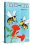 Honey Bee's Delight - Jack and Jill, August 1954-Wilmer Wickham-Stretched Canvas