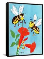 Honey Bee's Delight - Jack and Jill, August 1954-Wilmer Wickham-Framed Stretched Canvas