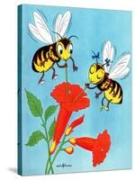 Honey Bee's Delight - Jack and Jill, August 1954-Wilmer Wickham-Stretched Canvas