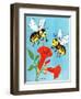 Honey Bee's Delight - Jack and Jill, August 1954-Wilmer Wickham-Framed Giclee Print