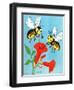 Honey Bee's Delight - Jack and Jill, August 1954-Wilmer Wickham-Framed Giclee Print