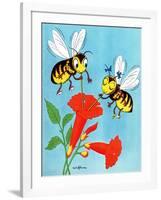 Honey Bee's Delight - Jack and Jill, August 1954-Wilmer Wickham-Framed Giclee Print