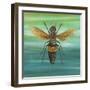 Honey Bee-Gigi Begin-Framed Premium Giclee Print