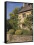 Honey Coloured Stone House, Upper Slaughter, the Cotswolds, Gloucestershire, England-David Hughes-Framed Stretched Canvas