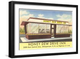 Honey Dew Drive-In, Roadside Retro-null-Framed Art Print