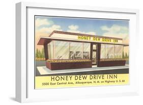 Honey Dew Drive-In, Roadside Retro-null-Framed Art Print