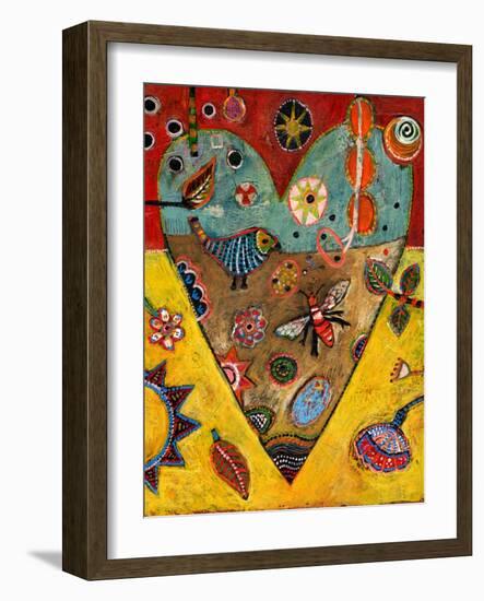 Honey Heart-Jill Mayberg-Framed Giclee Print