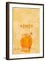 Honey Jar - Letterpress-Lantern Press-Framed Art Print