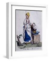 Honey Seller in Vienna, 1787, Austria, 18th Century-null-Framed Giclee Print