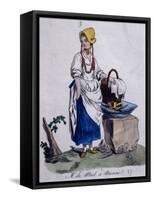 Honey Seller in Vienna, 1787, Austria, 18th Century-null-Framed Stretched Canvas