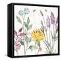 Honeybee Blossoms II-Anne Tavoletti-Framed Stretched Canvas