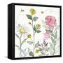 Honeybee Blossoms III-Anne Tavoletti-Framed Stretched Canvas
