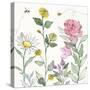 Honeybee Blossoms III-Anne Tavoletti-Stretched Canvas