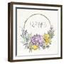 Honeybee Blossoms IX-Anne Tavoletti-Framed Art Print