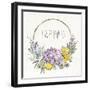 Honeybee Blossoms IX-Anne Tavoletti-Framed Art Print