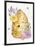 Honeybee Blossoms VII-Anne Tavoletti-Framed Art Print