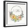 Honeybee Blossoms VIII-Anne Tavoletti-Framed Art Print