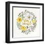 Honeybee Blossoms X-Anne Tavoletti-Framed Art Print