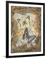 Honeycomb Butterflies-David Hewitt-Framed Giclee Print