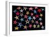 Honeycomb / Cushion starfish composite image-Georgette Douwma-Framed Photographic Print