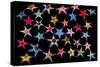 Honeycomb / Cushion starfish composite image-Georgette Douwma-Stretched Canvas