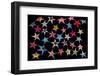 Honeycomb / Cushion starfish composite image-Georgette Douwma-Framed Photographic Print