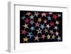 Honeycomb / Cushion starfish composite image-Georgette Douwma-Framed Photographic Print