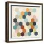 Honeycomb Geometry III-June Vess-Framed Art Print