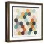 Honeycomb Geometry III-June Vess-Framed Art Print