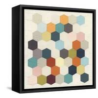 Honeycomb Geometry III-June Vess-Framed Stretched Canvas