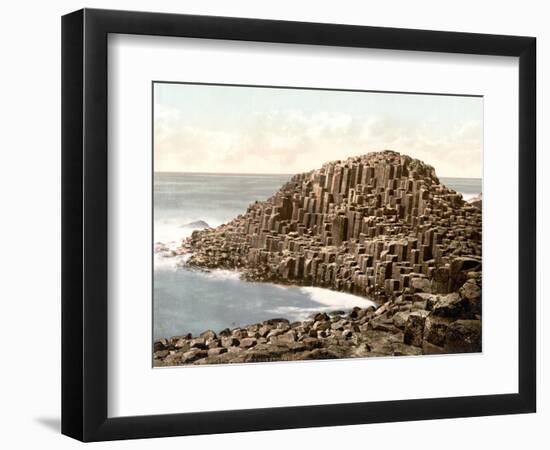 Honeycombs, Giant's Causeway, Ireland, 1890s-Science Source-Framed Giclee Print