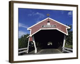 Honeymoon Bridge, Jackson, NH-null-Framed Photographic Print