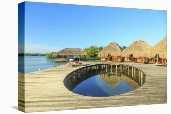 Honeymoon Couple, Saint Georges Caye Resort, Belize, Central Americ-Stuart Westmorland-Stretched Canvas