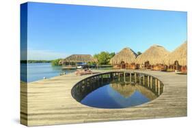 Honeymoon Couple, Saint Georges Caye Resort, Belize, Central Americ-Stuart Westmorland-Stretched Canvas