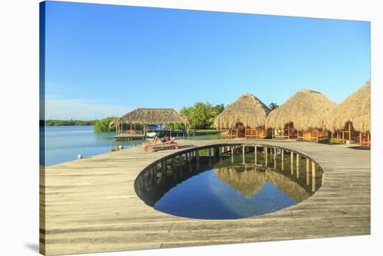 Honeymoon Couple, Saint Georges Caye Resort, Belize, Central Americ-Stuart Westmorland-Stretched Canvas