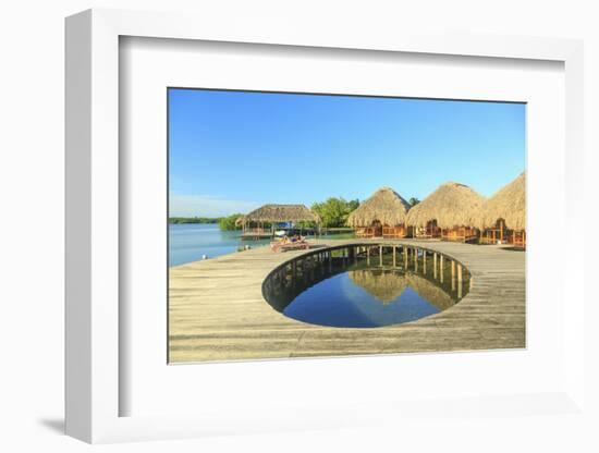 Honeymoon Couple, Saint Georges Caye Resort, Belize, Central Americ-Stuart Westmorland-Framed Photographic Print